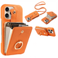 🎉 LIMITED TIME 50% OFF! 📱 Crossbody Wallet Phone Case – RFID Blocking, Accordion Card Slot & Detachable Strap – Litchi Pattern PU Leather ✨