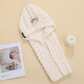 🎉 LIMITED TIME 50% OFF! 💇‍♀️ Large Hair Towel with Secure Band for Women – Fast Absorbency, Soft Coral Fabric & Elasticized Edges ✨