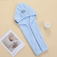 🎉 LIMITED TIME 50% OFF! 💇‍♀️ Large Hair Towel with Secure Band for Women – Fast Absorbency, Soft Coral Fabric & Elasticized Edges ✨