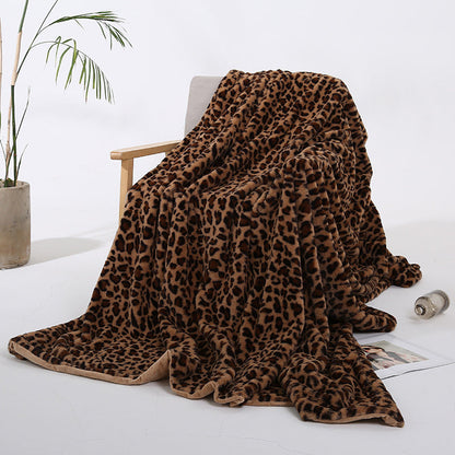 🎉 LIMITED TIME 50% OFF! 🐆 Cozy Leopard Print Throw Blanket – Ultra-Soft Rabbit-Like Texture, Exceptional Warmth & Versatile Home Essential ✨