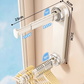 🏠 LIMITED TIME 50% OFF! Foldable Telescopic Suction-Cup Hanger Rack – No-Drill Retractable Clothes Drying Pole – Strong Load-Bearing & Durable ABS ✨