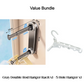 🏠 LIMITED TIME 50% OFF! Foldable Telescopic Suction-Cup Hanger Rack – No-Drill Retractable Clothes Drying Pole – Strong Load-Bearing & Durable ABS ✨