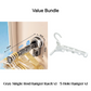 🏠 LIMITED TIME 50% OFF! Foldable Telescopic Suction-Cup Hanger Rack – No-Drill Retractable Clothes Drying Pole – Strong Load-Bearing & Durable ABS ✨