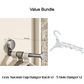 🏠 LIMITED TIME 50% OFF! Foldable Telescopic Suction-Cup Hanger Rack – No-Drill Retractable Clothes Drying Pole – Strong Load-Bearing & Durable ABS ✨
