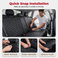 🎉 LIMITED TIME 50% OFF! 🐕 Foldable Dog Car Seat – Waterproof Oxford Cloth, Split Zipper Design & Secure Seatbelt Openings ✨
