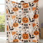 🎉 LIMITED TIME 50% OFF! 👻 Halloween Ghost Print Cozy Throw Blanket – Vibrant Digital Printing, Premium Flannel & Multipurpose – Perfect Holiday Gift ✨