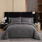 ⏳ TIME-LIMITED SPECIAL! ⏰ 3-Piece Quilted Comforter Set with Shams – All-Season Cloud Comfort, Locked-In Fluffiness & Moisture-Wicking Microfiber – Elevate Your Bedroom ✨