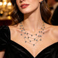 💎 LIMITED TIME 50% OFF! ✨ Multi-Layered Pendant Necklace – Sparkling Synthetic Crystals, Premium Electroplated Alloy & Elegant Design 💖