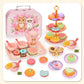🎉 LIMITED TIME 50% OFF! 🦄 Unicorn Castle Pretend Teapot Set – 17+ Pieces, Premium Quality & Portable Carrying Case – Perfect for Imaginative Play ✨