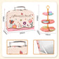 🎉 LIMITED TIME 50% OFF! 🦄 Unicorn Castle Pretend Teapot Set – 17+ Pieces, Premium Quality & Portable Carrying Case – Perfect for Imaginative Play ✨