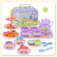 🎉 LIMITED TIME 50% OFF! 🦄 Unicorn Castle Pretend Teapot Set – 17+ Pieces, Premium Quality & Portable Carrying Case – Perfect for Imaginative Play ✨
