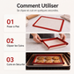 🎉 LIMITED TIME 50% OFF! 🧑‍🍳 Reusable Non-Stick Silicone Baking Mat – Heat Distribution, Leak-Proof Tray Design & Durable Food-Grade Silicone ✨
