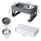 🎉 LIMITED TIME 50% OFF! 🐕 Elevated Dog Bowls with Slow Feeder & Stainless Steel Bowls – Ergonomic Adjustable Feeding Station – 3 Height Settings ✨