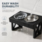 🎉 LIMITED TIME 50% OFF! 🐕 Elevated Dog Bowls with Slow Feeder & Stainless Steel Bowls – Ergonomic Adjustable Feeding Station – 3 Height Settings ✨