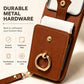 🎉 LIMITED TIME 50% OFF! 📱 Magnetic Wallet Case with Ring Stand – Crossbody Design, Detachable Strap, Slim Profile & Refined PU Leather ✨