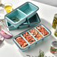 ⏳ LIMITED TIME 50% OFF! ⏰ Silicone Divided Meal Prep Container with Lid – Food-Grade Silicone, Smart Divided Design & Freezer-to-Oven Versatility 🥒🫑🥕✨