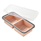 ⏳ LIMITED TIME 50% OFF! ⏰ Silicone Divided Meal Prep Container with Lid – Food-Grade Silicone, Smart Divided Design & Freezer-to-Oven Versatility 🥒🫑🥕✨