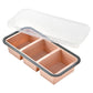 ⏳ LIMITED TIME 50% OFF! ⏰ Silicone Divided Meal Prep Container with Lid – Food-Grade Silicone, Smart Divided Design & Freezer-to-Oven Versatility 🥒🫑🥕✨