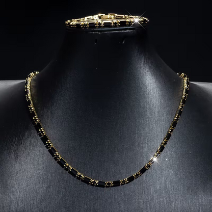 💎 LIMITED TIME 50% OFF! ✨ Sparkling Jewelry Set for Men – Statement Cubic Zircon Necklace & Bracelet Set – Refined Street Luxe Style ✨