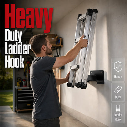 🎉 2026 SALE – OVER 19,700 SOLD! 🪜 Heavy-Duty Weather-Proof Wall Mount Ladder Hook – Rust-Resistant, Scratch-Proof & Secure Hold ⚙️✨