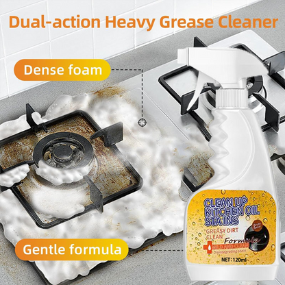 🧽 50% OFF! ✨ Heavy-Duty Kitchen Degreasing Spray - Fast-Acting Oil & Grease Cleaner for Stovetops & Range Hoods 🍳