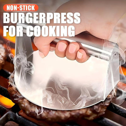 🍔 LIMITED TIME 50% OFF! 🥩 Non-Stick Burger Press for Cooking – Evenly Shaped Patties, Ergonomic Handle & Durable Stainless Steel – Professional Results at Home ✨