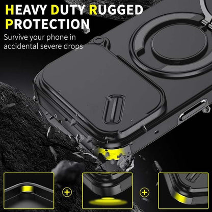 📱 LIMITED TIME 50% OFF! 🧲 Magnetic Phone Case with Ring Stand for iPhone – Military-Grade Drop Protection, 360° Rotatable Stand & Slide Camera Cover ✨