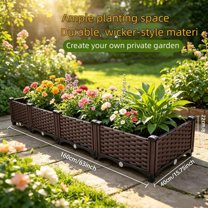 🌱 SAVE 50%! 🥬 Multifunctional Planting Box – Grow Veggies & Herbs Easily – Self-Watering, Reinforced PP & Sturdy Stable Design ✨