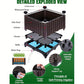 🌱 SAVE 50%! 🥬 Multifunctional Planting Box – Grow Veggies & Herbs Easily – Self-Watering, Reinforced PP & Sturdy Stable Design ✨