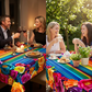 🌸 LIMITED TIME 50% OFF! 🍽️ Waterproof Floral Print Tablecloth for Dining & Parties – Stain-Resistant, HD Printing & Durable Polyester – Elegant & Easy Care ✨