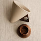 ☕ 50% OFF! 🍂 Vintage Coffee Cup – Wooden Handle & Saucer – Stylish & Rustic – Handcrafted Pottery with Ergonomic Wood Accents ✨