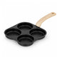 🍳 SAVE 50%! 🥞 4-Cup Non-Stick Pan – Perfect for Breakfast, Even Heating & Easy Flip – Food-Grade Coating & Durable Cast Iron ✨