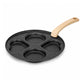 🍳 SAVE 50%! 🥞 4-Cup Non-Stick Pan – Perfect for Breakfast, Even Heating & Easy Flip – Food-Grade Coating & Durable Cast Iron ✨