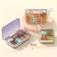 💊 LIMITED TIME 50% OFF! 🧳 Portable Daily Multi-Compartment Pill Organizer – Secure Sealed Design, Semi-Translucent Lids & Compact Travel-Ready ✨