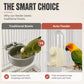 🐦 LIMITED TIME 50% OFF! 💧 250ml Automatic Bird Water Dispenser – Gravity-Feed Fresh Flow, Secure Cage Fit & Clear Monitoring – Hassle-Free Hydration ✨