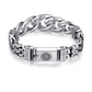 📿 SAVE 50%! ✨ Men's Retro Mantra Bracelet – Six-Syllable Design, Stylish & Meaningful – Vintage Silver Finish with Dual-Chain Look ✨