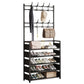 🪑 LIMITED TIME 50% OFF! 🏠 Multi-Functional Entryway Shoe & Coat Rack – 3-in-1 Organizer, Sturdy Metal Frame & Double-Row Hooks – Maximize Your Space ✨