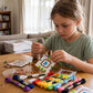 🌈 LIMITED-TIME 50% OFF! 🎨 Kids DIY Bracelet Making Kit – Creative Weaving, Rich Color Selection & Safe Non-Toxic Materials – Screen-Free Fun for Hours ✨