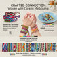 🌈 LIMITED-TIME 50% OFF! 🎨 Kids DIY Bracelet Making Kit – Creative Weaving, Rich Color Selection & Safe Non-Toxic Materials – Screen-Free Fun for Hours ✨