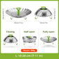 🍲 LIMITED TIME 50% OFF! ♨️ Stainless Steel Expandable Steamer Basket – Fits Multiple Pot Sizes, Rust-Resistant & Dishwasher Safe – Healthy Steaming Made Simple ✨