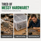 🔧 LIMITED-TIME 50% OFF! 🧰 Portable Hardware Parts Organizer – High-Transparency Design, Customizable Grids & Ergonomic Carry – Declutter Your Workshop ✨