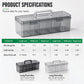 🔧 LIMITED-TIME 50% OFF! 🧰 Portable Hardware Parts Organizer – High-Transparency Design, Customizable Grids & Ergonomic Carry – Declutter Your Workshop ✨