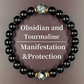 ⏳ LIMITED-TIME 50% OFF! ⚫📿 Elegance Black Obsidian Beaded Bracelet – Genuine Natural Stones, Protective Energy & Elastic Stretch Design – Modern Style for Daily Wear ✨