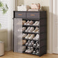 👟 LIMITED-TIME 50% OFF! 🏠 Multi-Layer Shoe Rack – 360° Dustproof Protection, Removable Shelves & Dual Top Drawers – Compact Space-Saving Design ✨