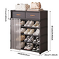 👟 LIMITED-TIME 50% OFF! 🏠 Multi-Layer Shoe Rack – 360° Dustproof Protection, Removable Shelves & Dual Top Drawers – Compact Space-Saving Design ✨