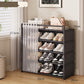 👟 LIMITED-TIME 50% OFF! 🏠 Multi-Layer Shoe Rack – 360° Dustproof Protection, Removable Shelves & Dual Top Drawers – Compact Space-Saving Design ✨