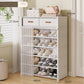 👟 LIMITED-TIME 50% OFF! 🏠 Multi-Layer Shoe Rack – 360° Dustproof Protection, Removable Shelves & Dual Top Drawers – Compact Space-Saving Design ✨
