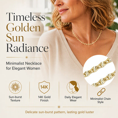 ✨ LIMITED-TIME 50% OFF! 💫 Women's Elegant Gold Plated Flat Chain Necklace – Timeless Shine, Premium Finish & Versatile Daily Wear – A Must-Have Accessory for Every Woman 💖