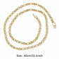 ✨ LIMITED-TIME 50% OFF! 💫 Women's Elegant Gold Plated Flat Chain Necklace – Timeless Shine, Premium Finish & Versatile Daily Wear – A Must-Have Accessory for Every Woman 💖
