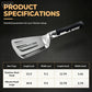 🍳 LIMITED-TIME 50% OFF! 🔥 2-in-1 Stainless Steel Food Spatula Tong – Efficient Oil Drainage, Comfort Grip & One-Hand Sliding Lock – Versatile Kitchen Essential ✨